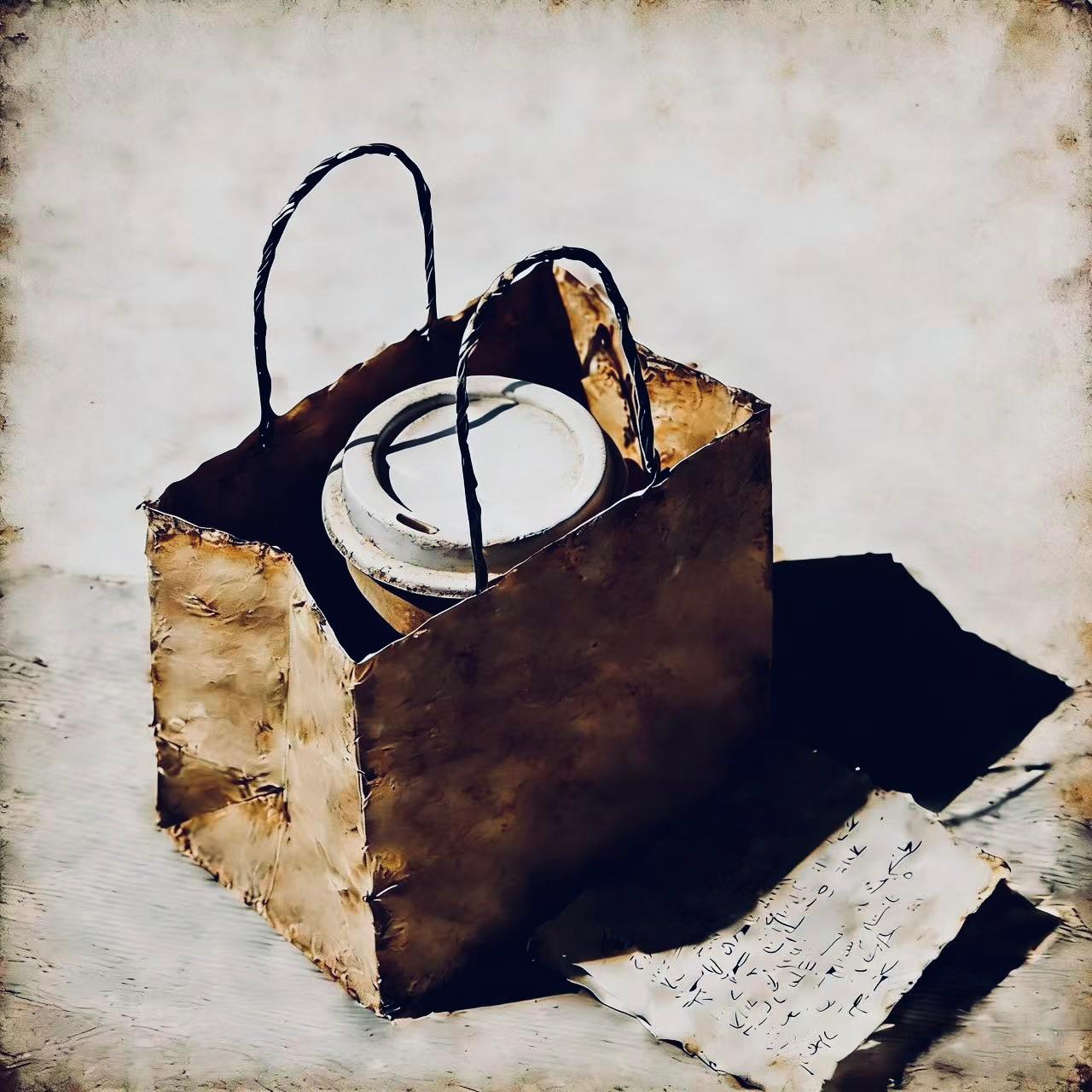 Lyrics in the coffee bag