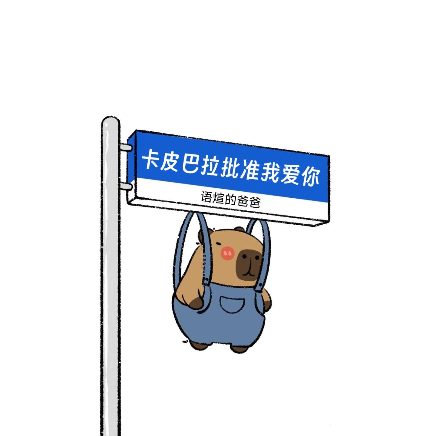 卡皮巴拉批准我爱你封面