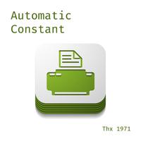 Automatic Constant