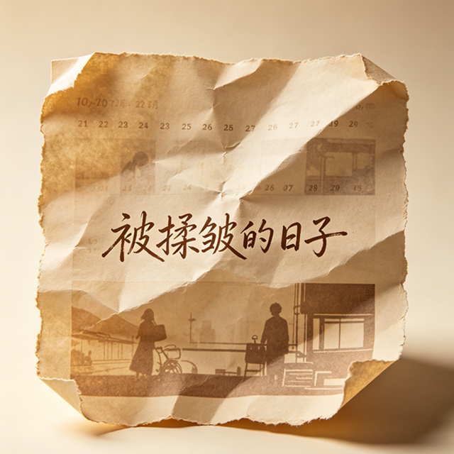 被揉皱的日子封面
