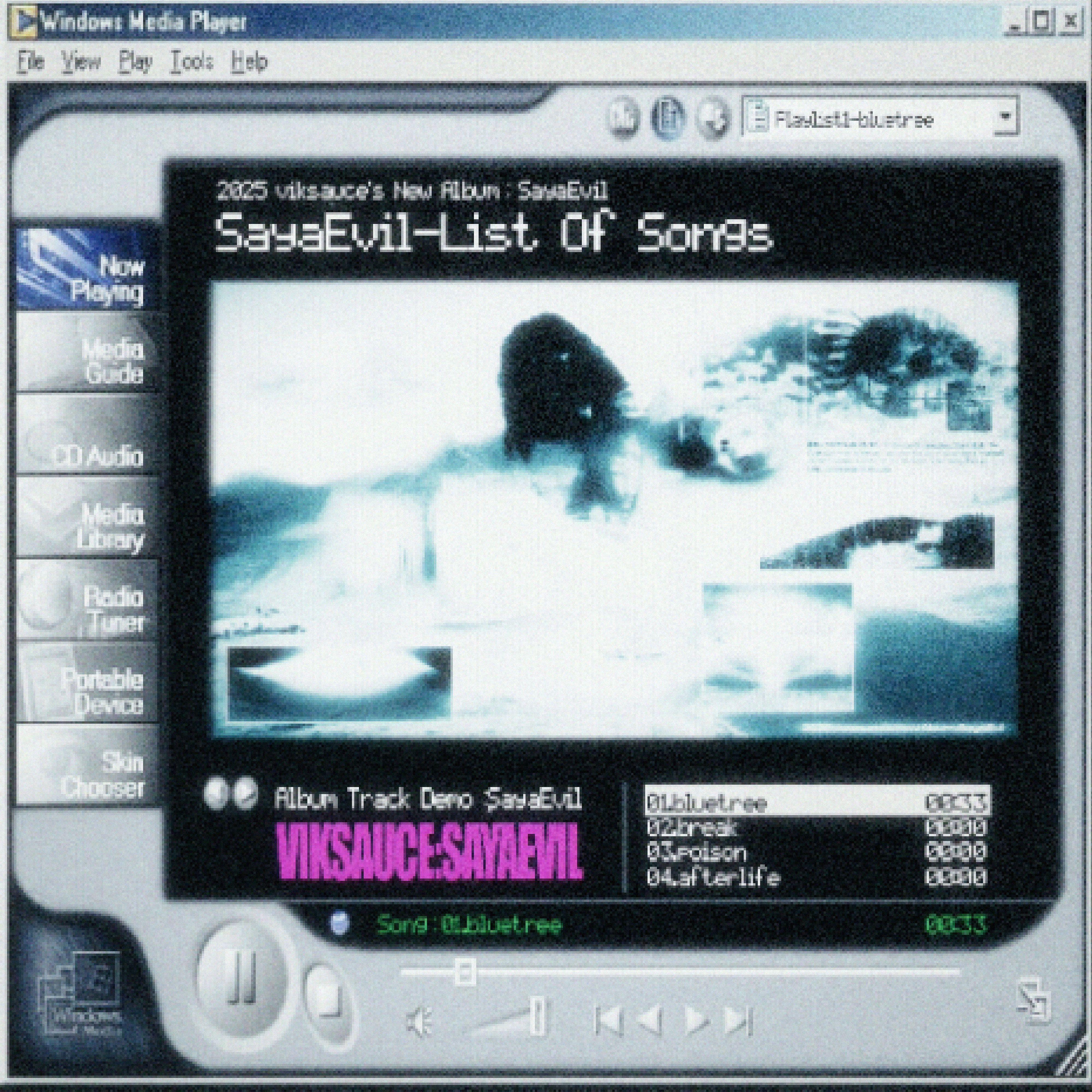 blue tree（蓝色的树）