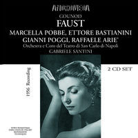 GOUNOD, C.-F.: Faust [Opera] (Poggi, Arie, Pobbe, Bastianini, Capel, Santarelli, San Carlo Theatre Chorus and Orchestra, Santini) (1956)