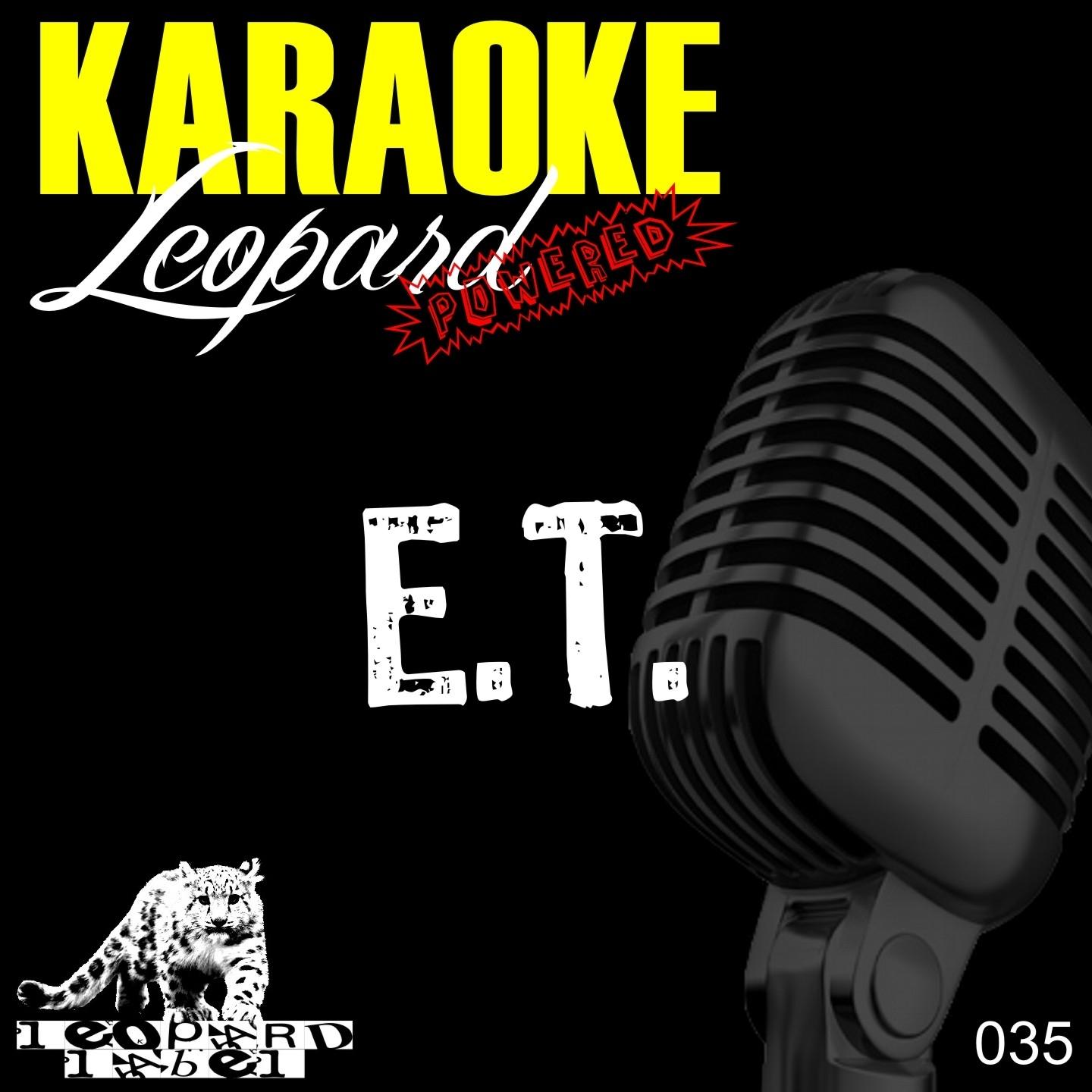 E.T. (Karaoke Version In the Style of Kate Perry)封面