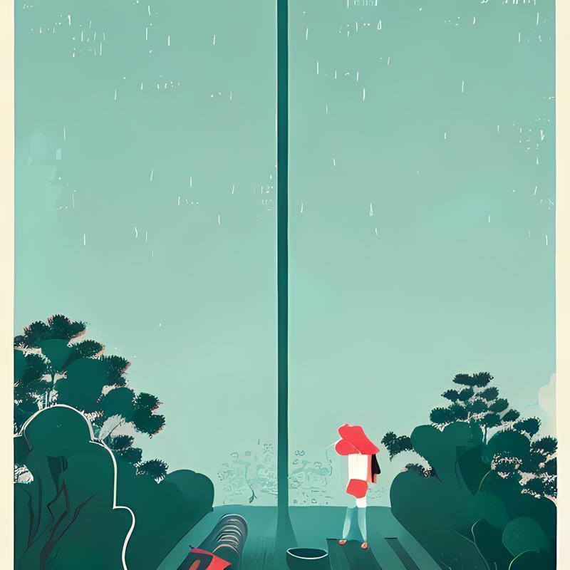 天在下雨我在想你封面