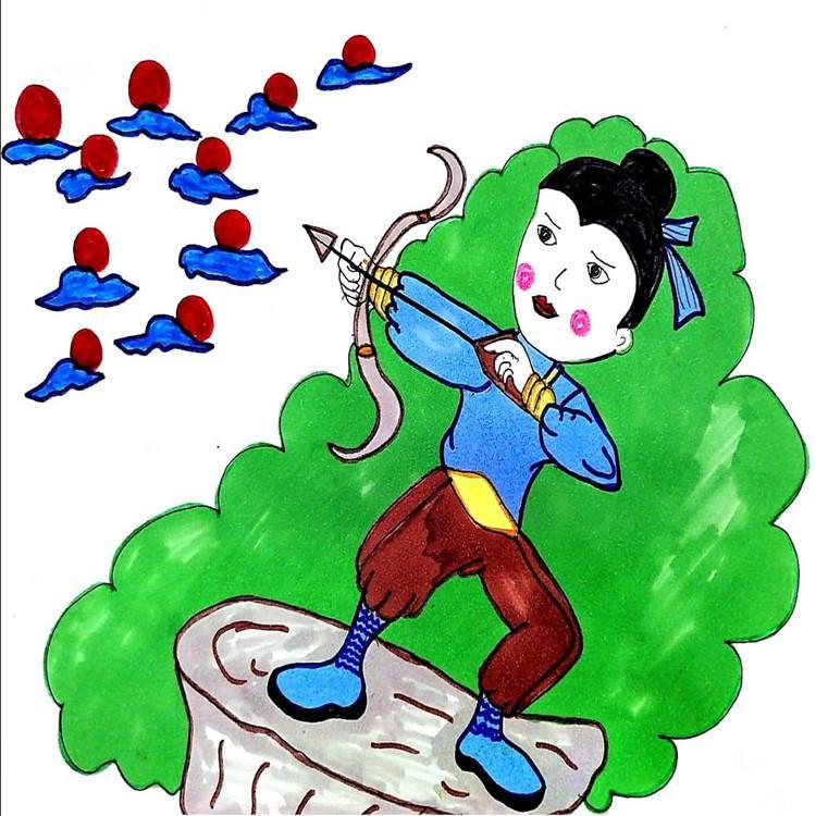 后羿射日 伴奏封面