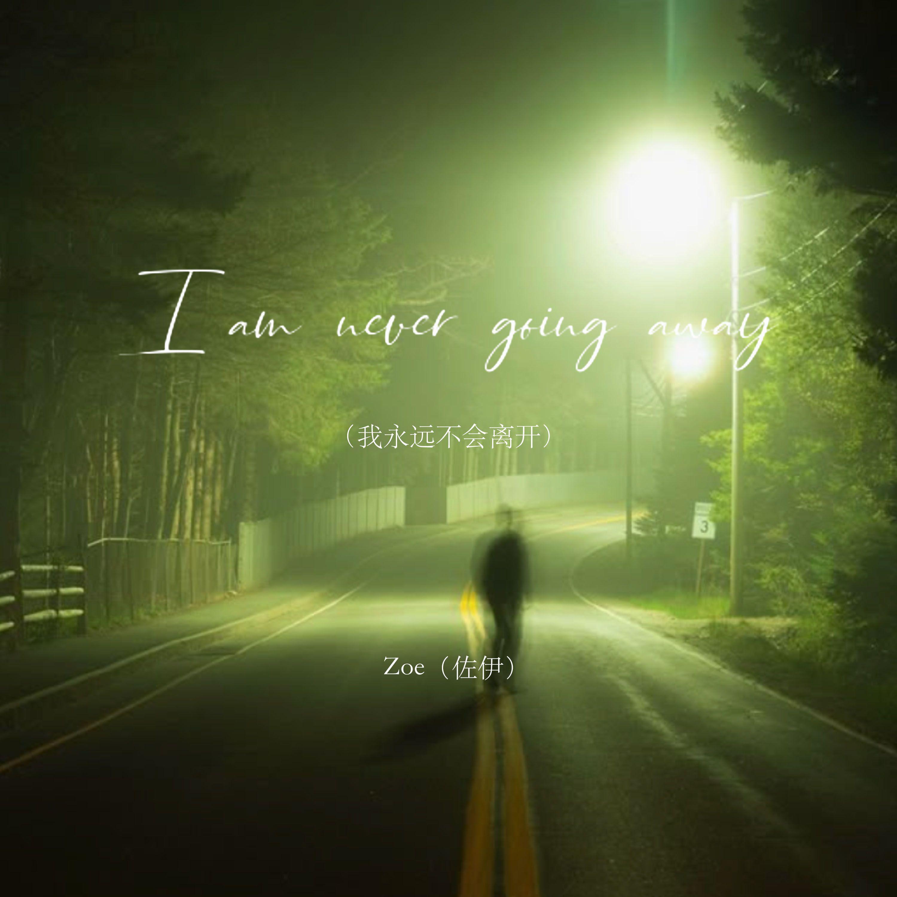 I am never going away（我永远不会离开）