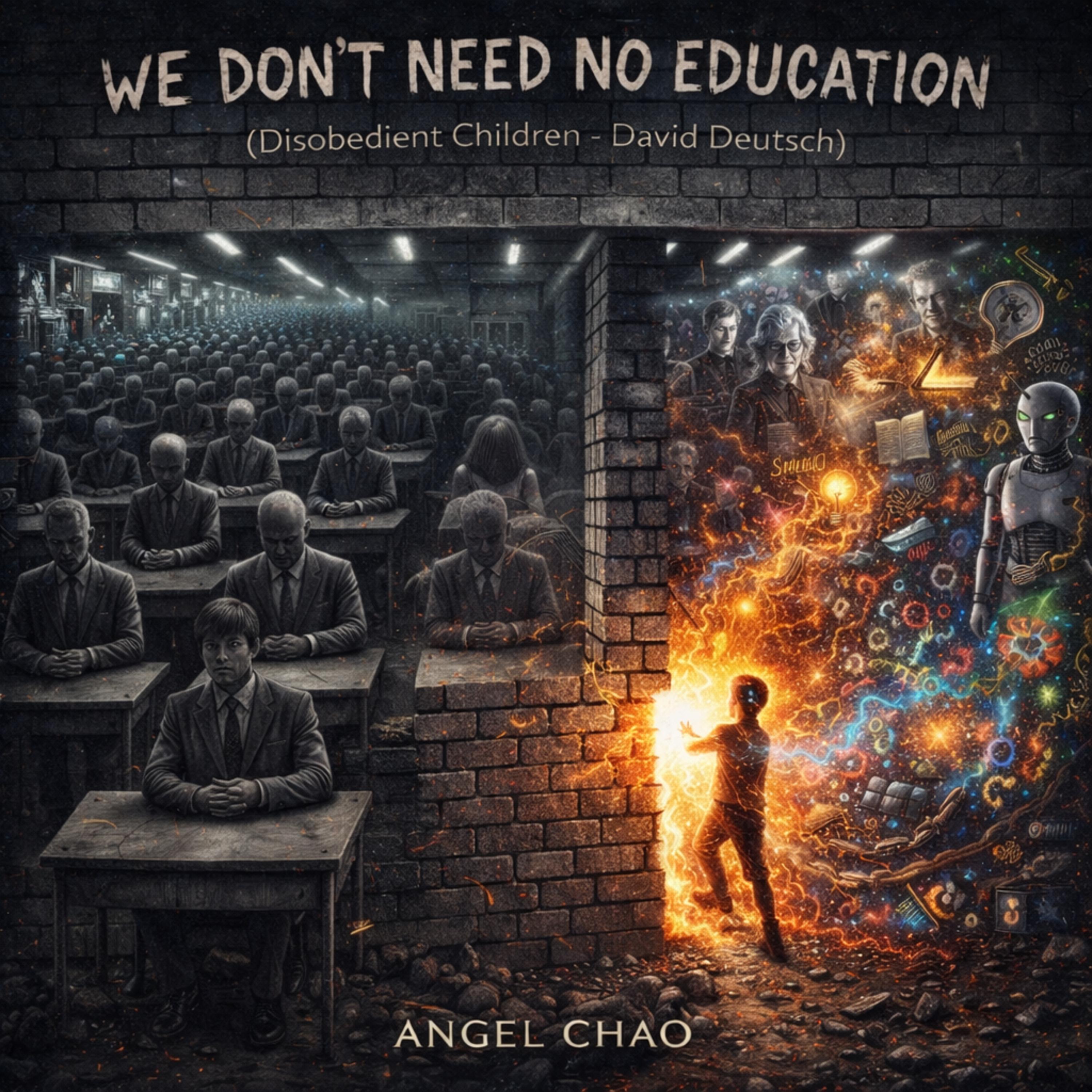 WE DON'T NEED NO EDUCATION (The Wall Between Obedience and Thought David Deutsch)