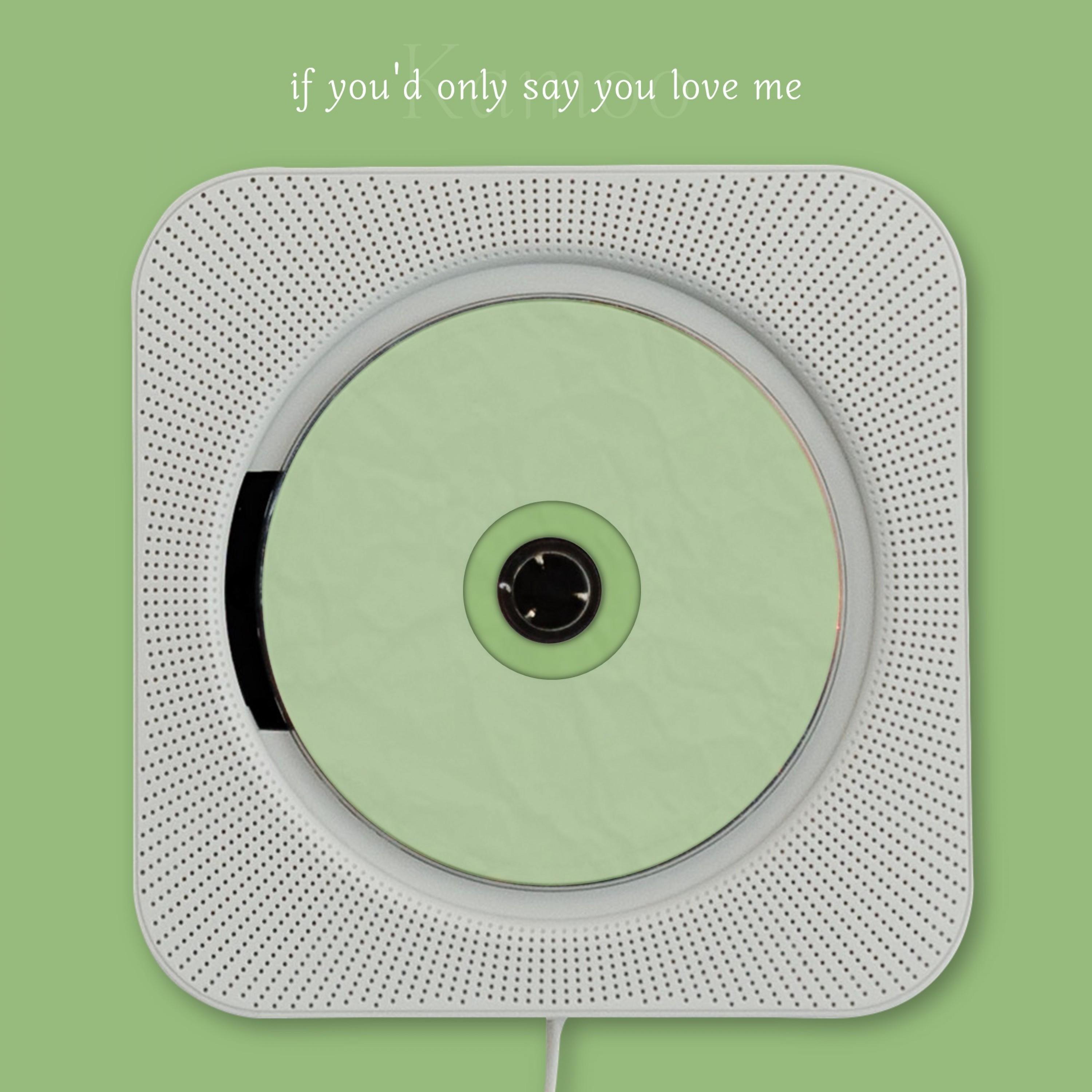 if you'd only say you love me