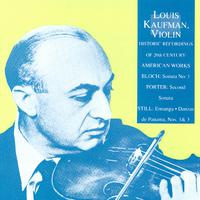 BLOCH: Violin Sonata No. 1 / PORTER, Q.: Violin Sonata No. 2 / STILL: Ennanga / Danzas de Panama (Kaufman) (1953-1956)