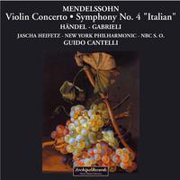 Guido Cantelli with Jascha Heifetz Mendelssohn Concerto