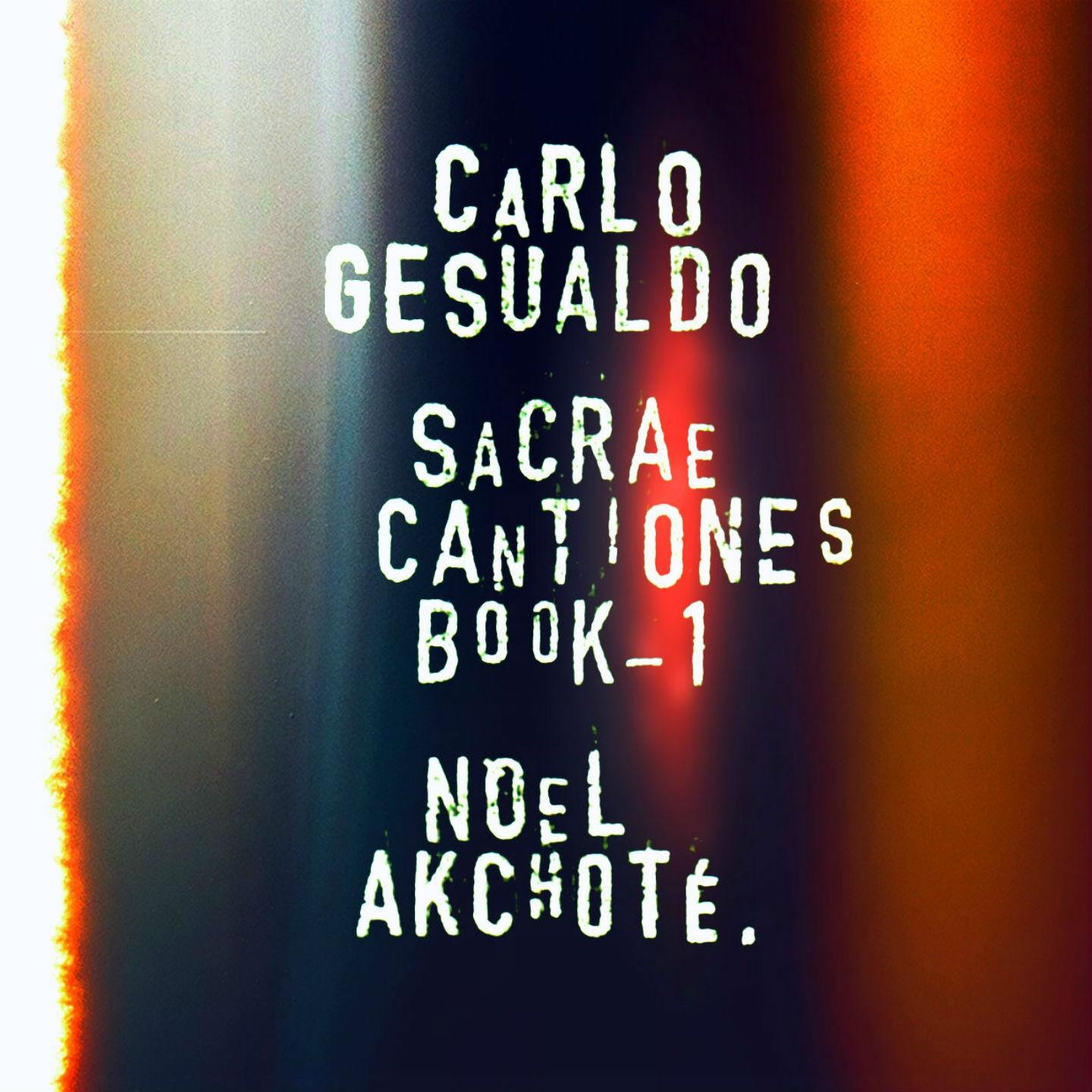 carlo gesualdo: sacrae cantiones, book one