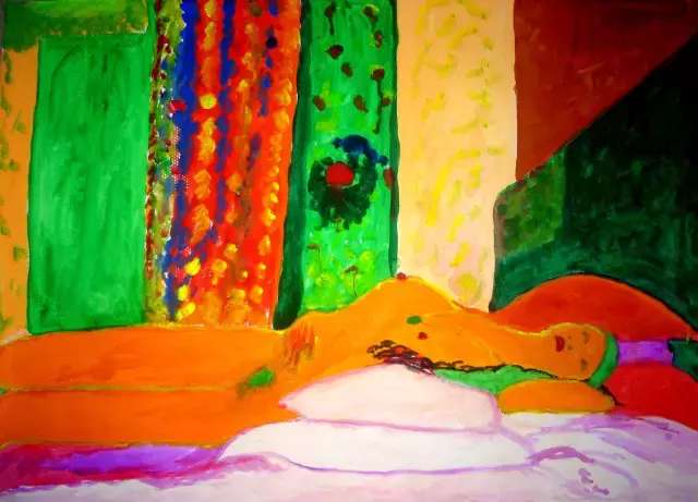 著名女诗人潇潇的诗与她的画 著名女诗人潇潇的诗与她的画