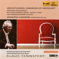 MOZART, W.A.: Sinfonia concertante, K. Anh. 104/320e / Bella mia fiamma / Cor sincerum amore plenum / HAYDN, J.: Symphony No. 64 (Tennstedt)