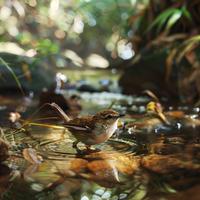 Soothing Binaural Meditation with Creek Nature and Birds