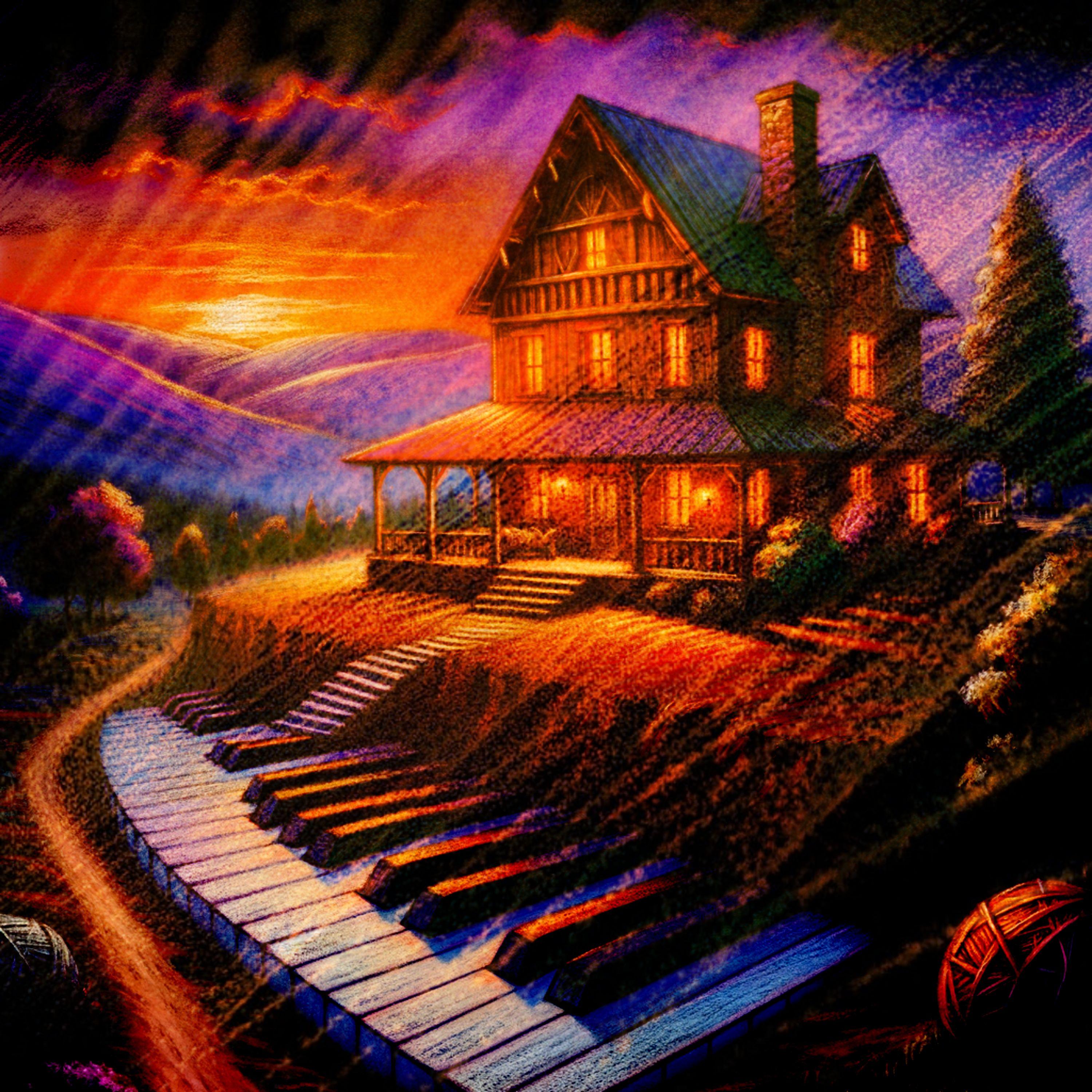 Piano Harmony for Homeward Journey