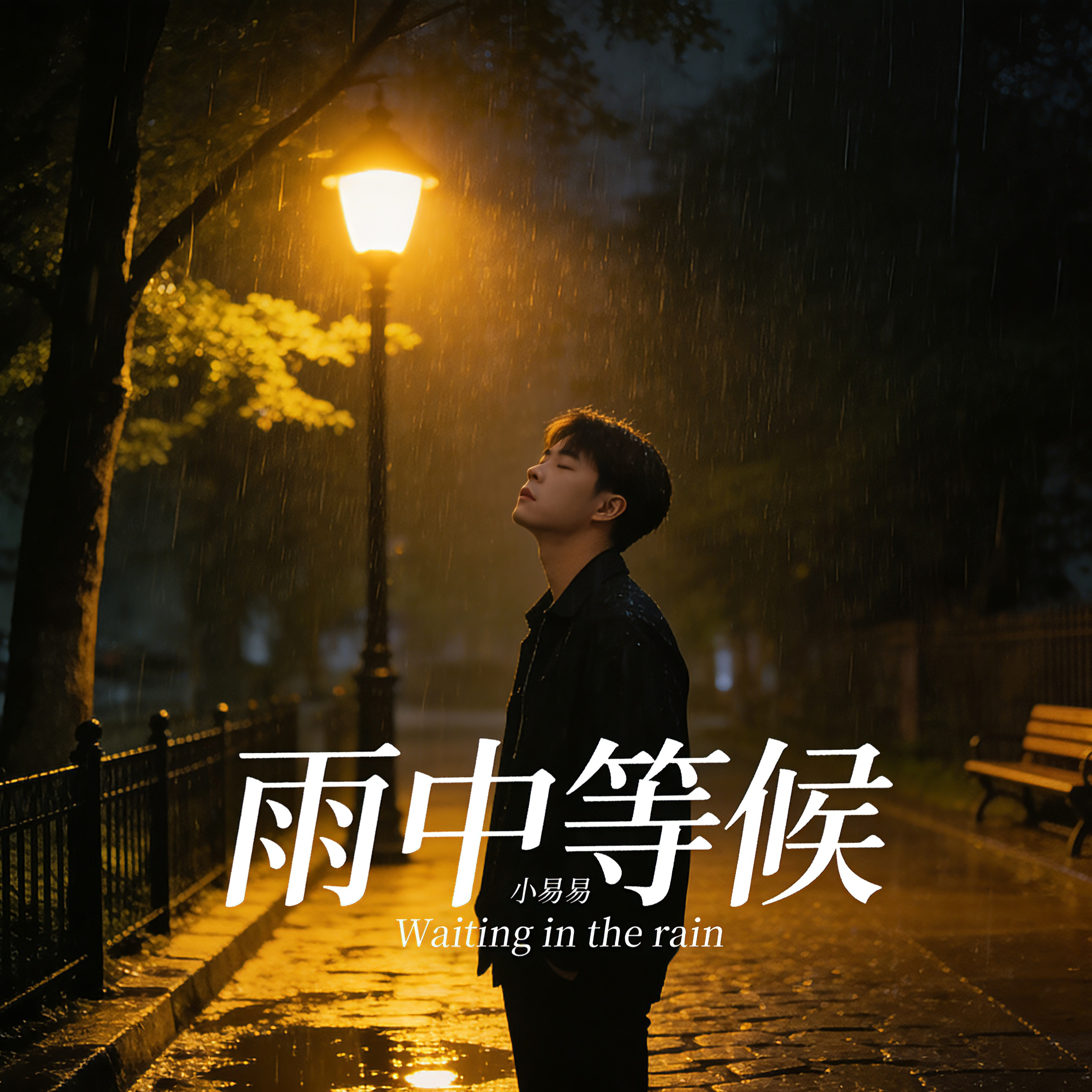 雨中等候封面