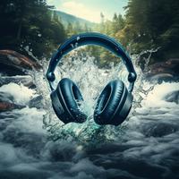 Binaural River Serenity: Flowing Harmonies