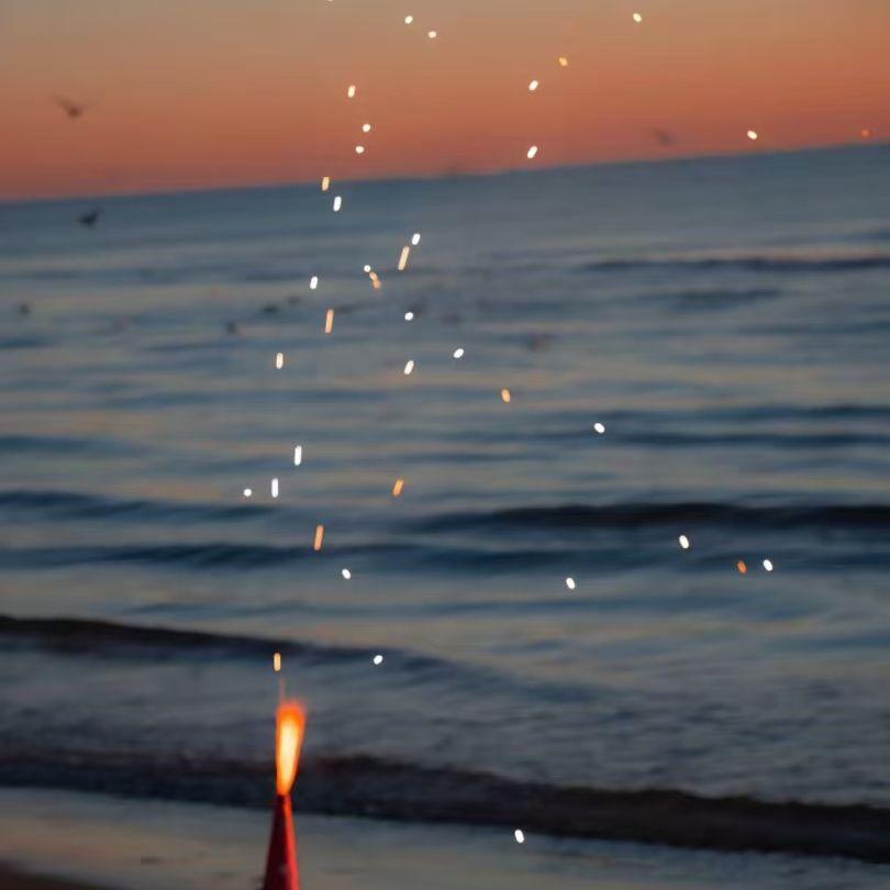 柑橘日落海（sunset rollmantic sea）