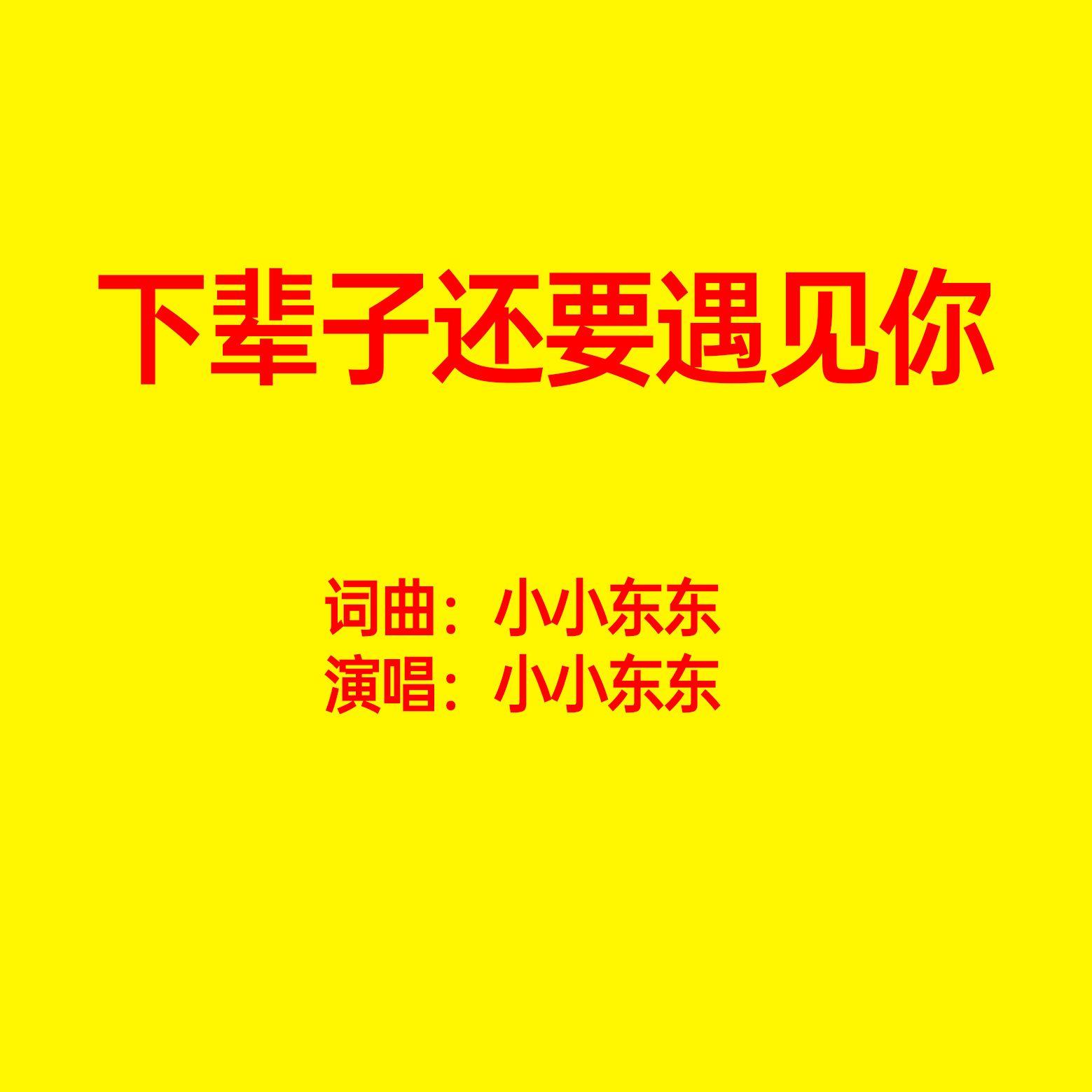 下辈子还要遇见你 - 小小东东封面