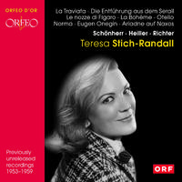 Opera Arias (Soprano): Stich-Randall, Teresa - VERDI, G. / MOZART, W.A. / PUCCINI, G. / BELLINI, V. / TCHAIKOVSKY, P.I. / STRAUSS, R.