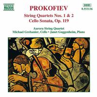 PROKOFIEV: String Quartets Nos. 1 and 2 / Cello Sonata