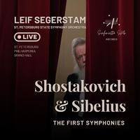 Shostakovich & Sibelius: The First Symphonies - Live at the St. Petersburg Philharmonia Grand Hall