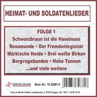 Heimat- und Soldatenlieder, Folge 1