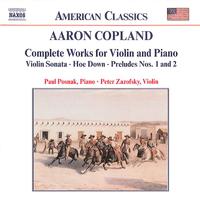 COPLAND: Works for Violin and Piano (Complete)