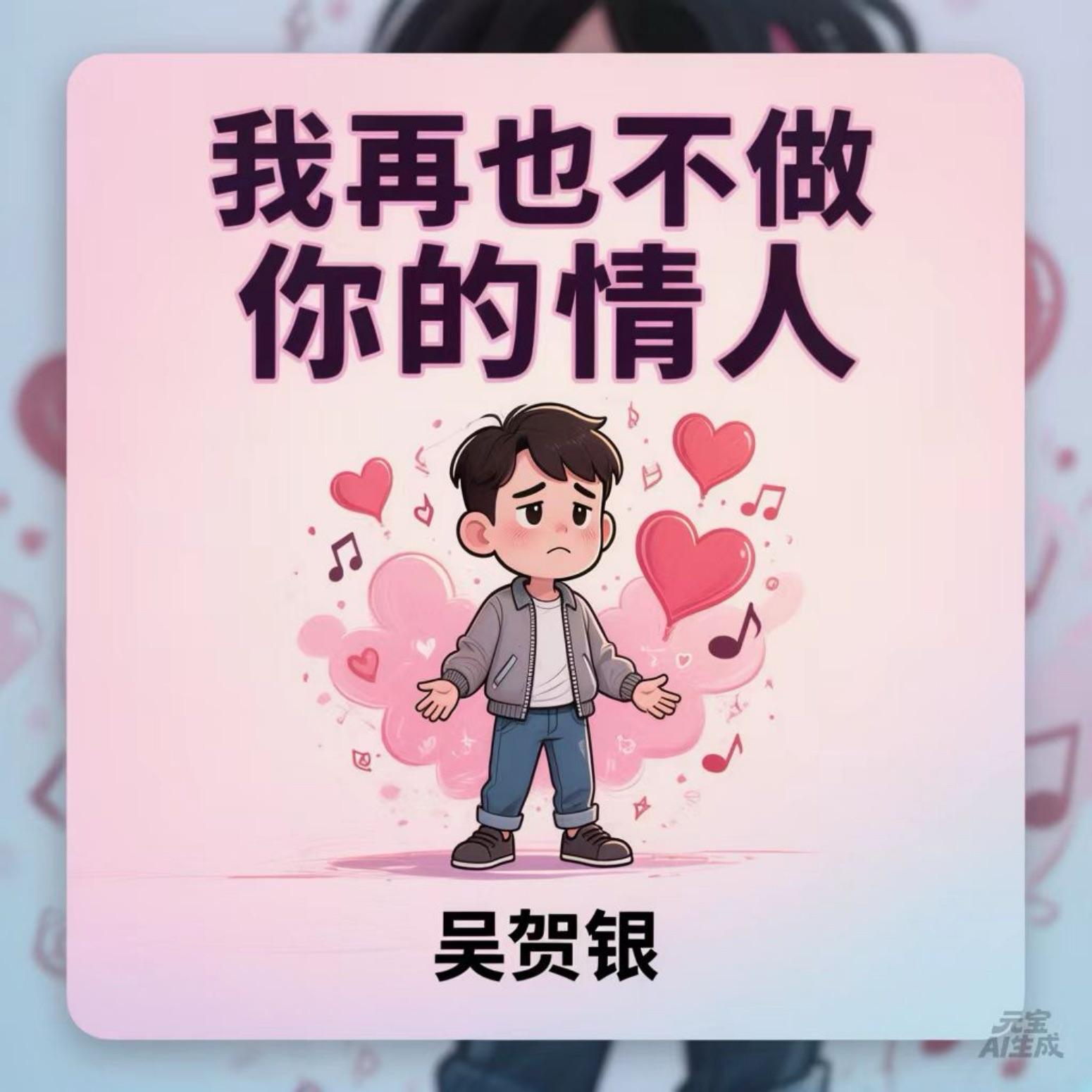 我再也不做你的情人封面