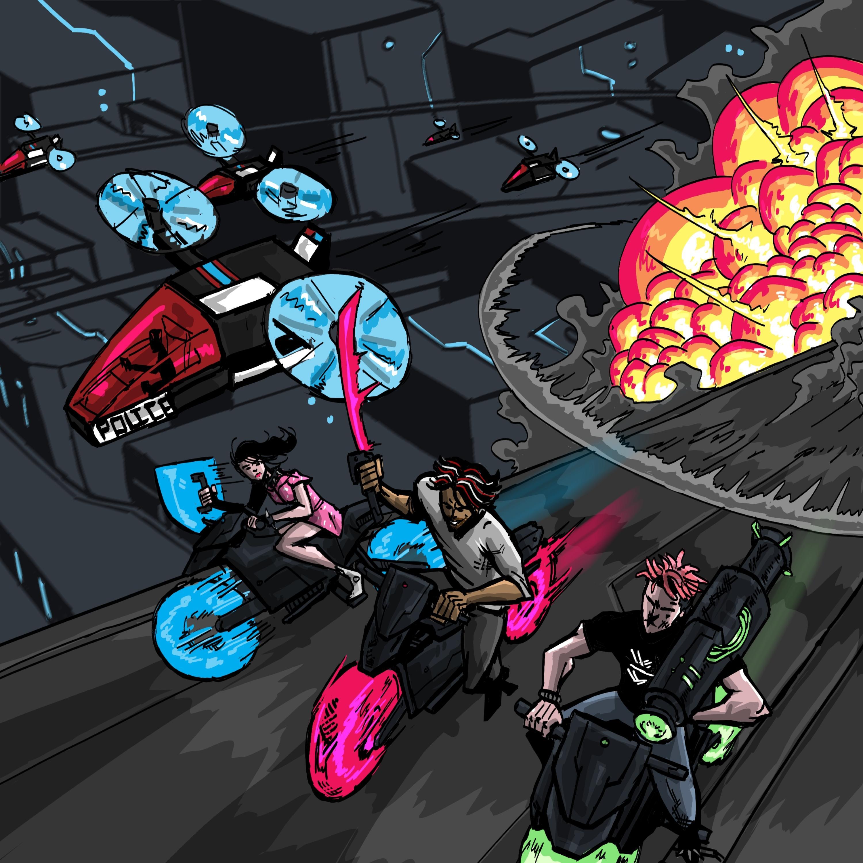 FASTCORE (feat. Amy Bestevez, LILSKETCHX & OmgItsMedina)