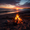 Natural Healing Music Zone - Soothing Sands and Fireside Tune