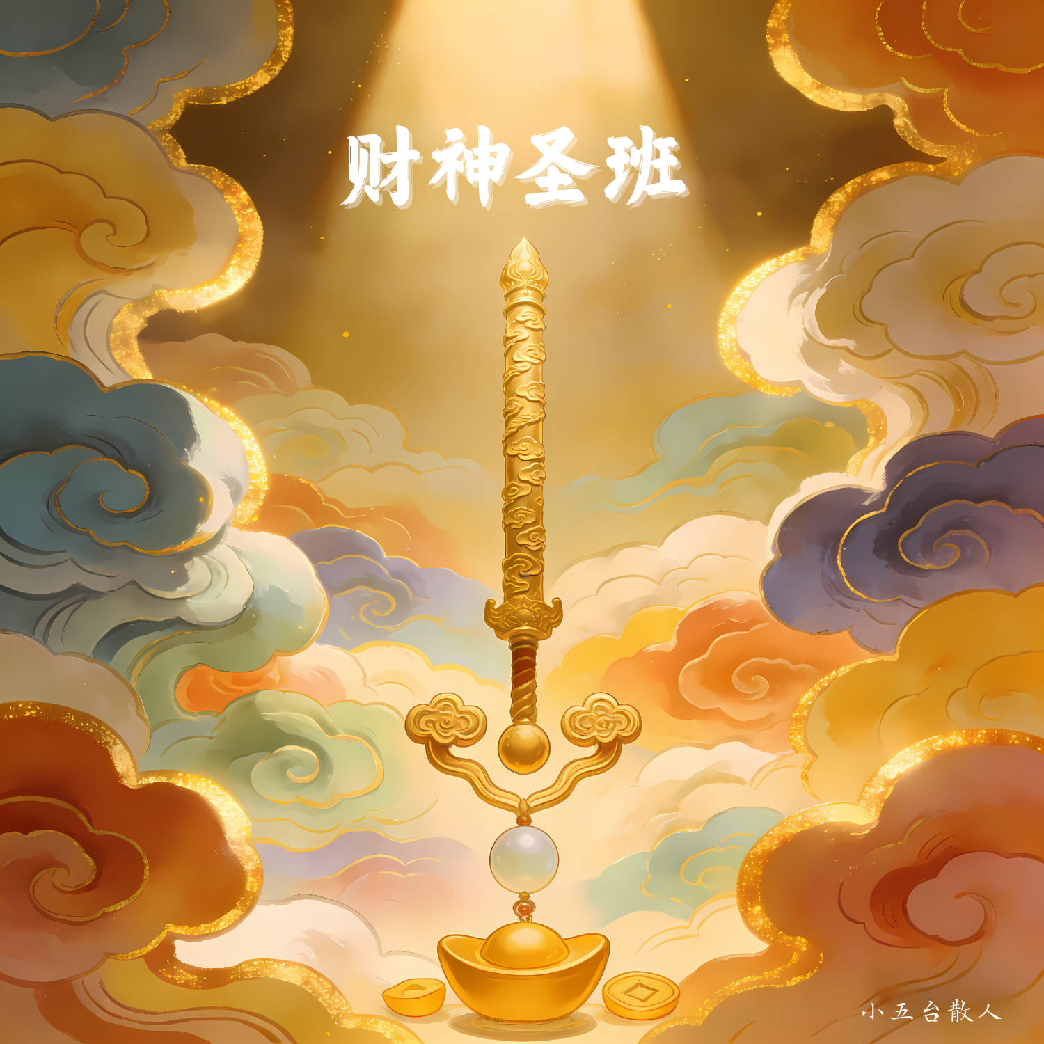 财神圣班(伴奏) - 小五台散人封面