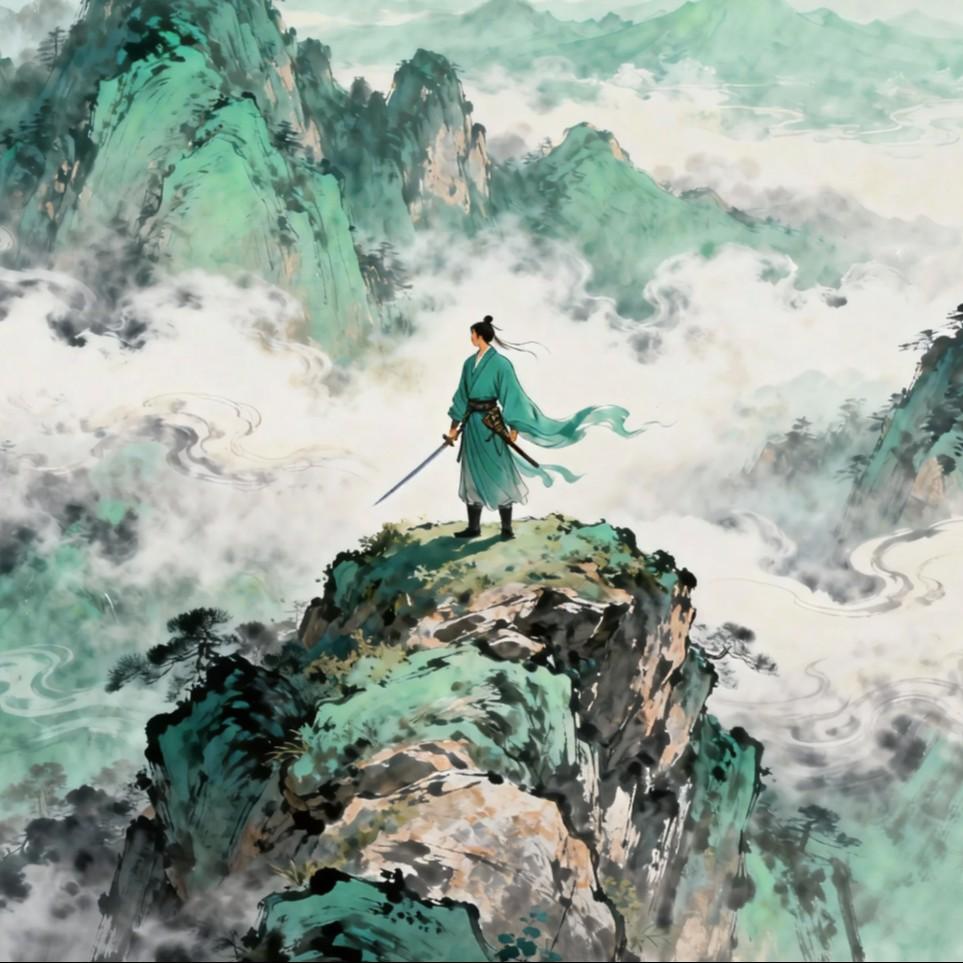 青山巅（男女合唱）封面
