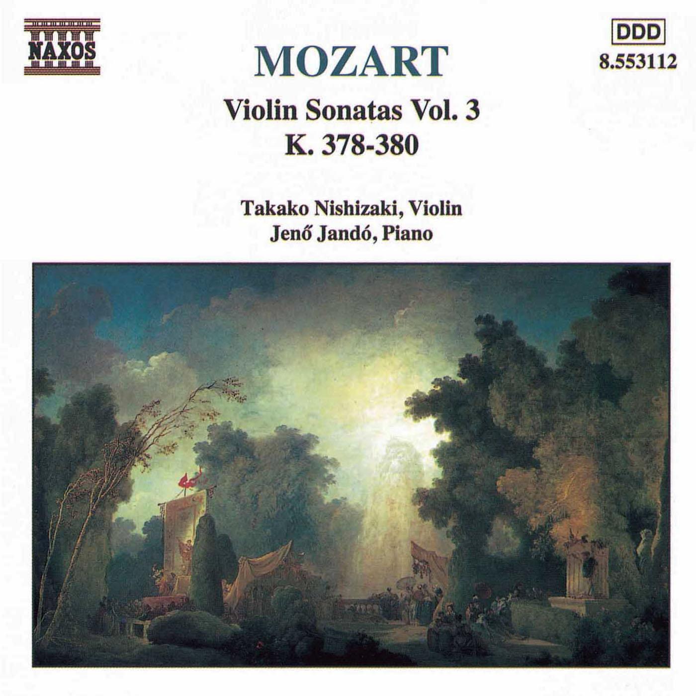 Violin Sonata No. 26 in B-Flat Major, K. 378:II. Andantino sostenuto e cantabile