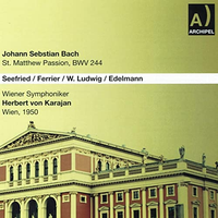 J.S. Bach: St. Matthew Passion, BWV 244