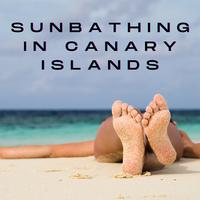 Sunbathing in Canary Islands