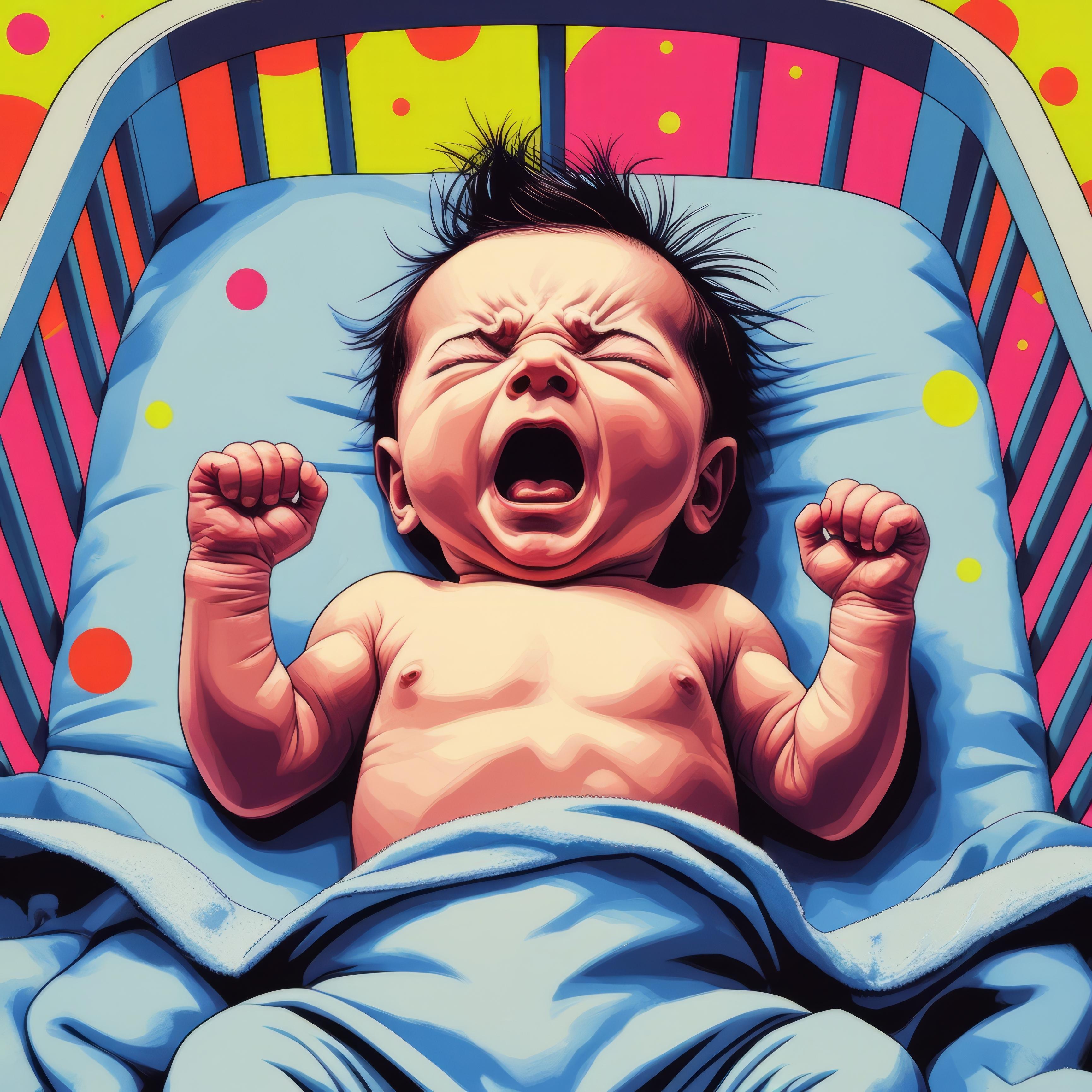 Gritar e chorar só pra incomodar minha mamãe