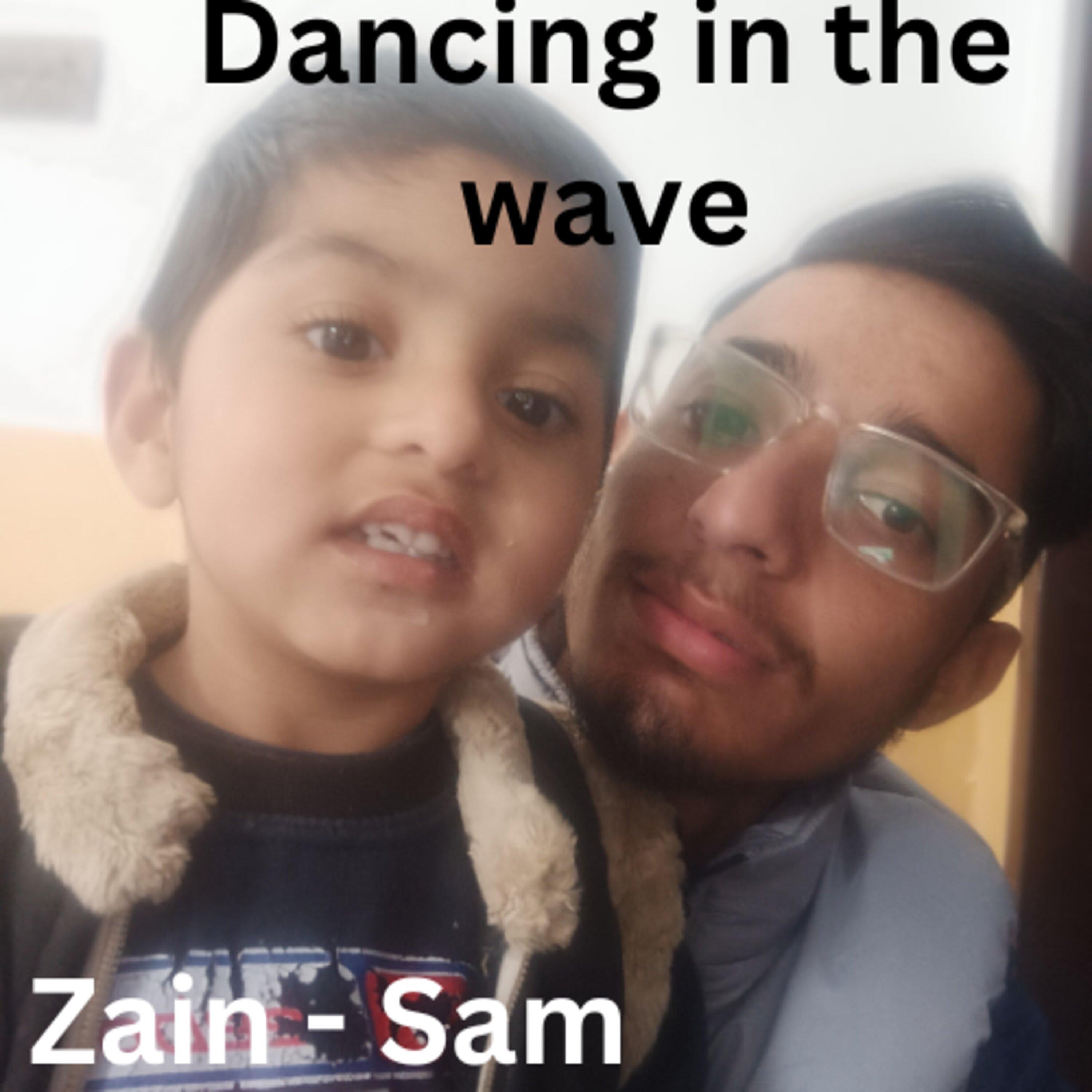 dancing in the wave