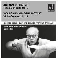 George Szell conducts Brahms Piano Concerto No. 2 and Mozart Violin Concerto No. 3 live