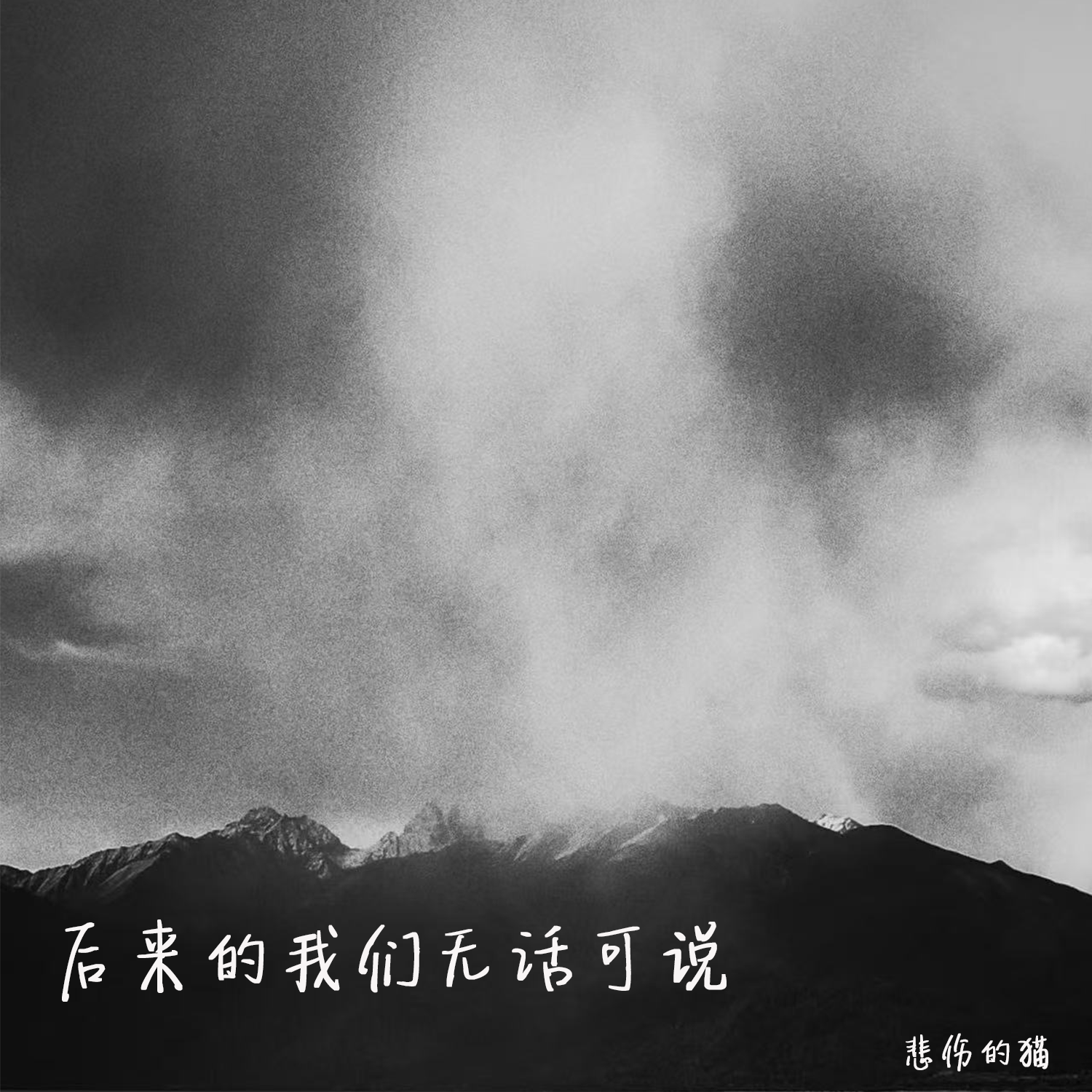 后来的我们无话可说（伴奏）封面