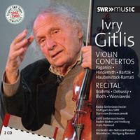 Violin Recital: Gitlis, Ivry - PAGANINI, N. / HINDEMITH, P. / BARTÓK, B. / BRAHMS, J. / DEBUSSY, C. (Original SWR Tapes 1962-1986 Remastered)