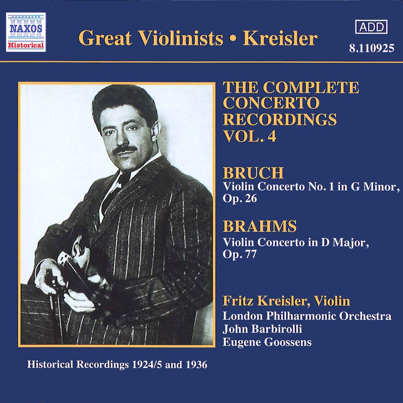 Violin Concerto No. 1 in G Minor, Op. 26:III. Finale: Allegro energico