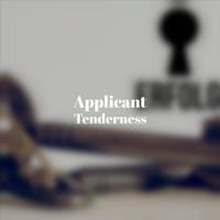 Applicant Tenderness