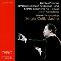 Orchestral Music - LISZT, F. / RAVEL, M. / BRAHMS, J. (R. Casadesus, Vienna Symphony, Celibidache)