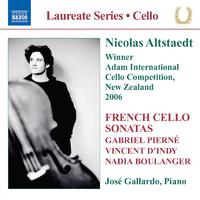 Cello Recital: Altstaedt, Nicolas - PIERNE, G. / d'INDY, V. / BOULANGER, N. (French Cello Sonatas)