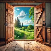 Natural Door