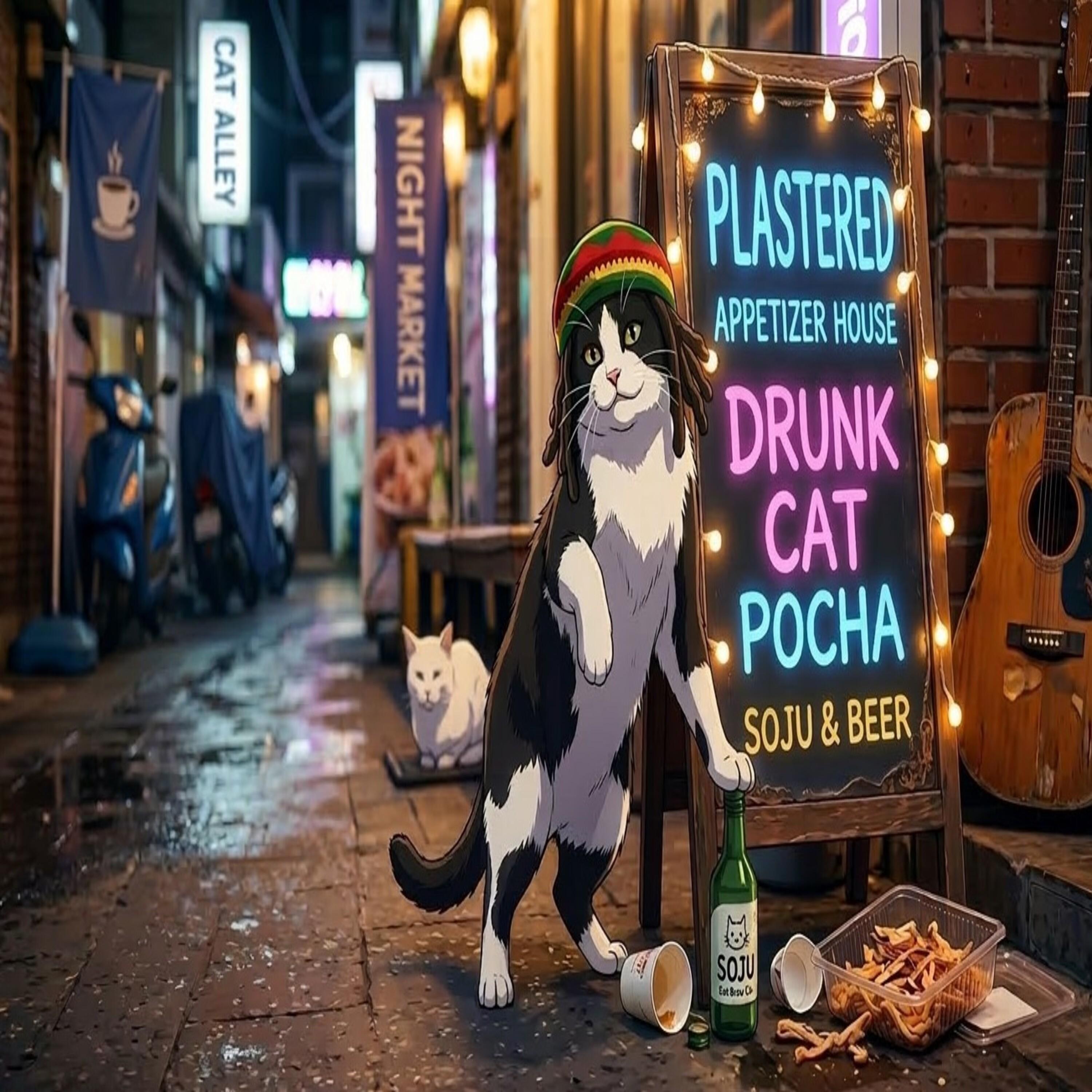 A Drunk Cat