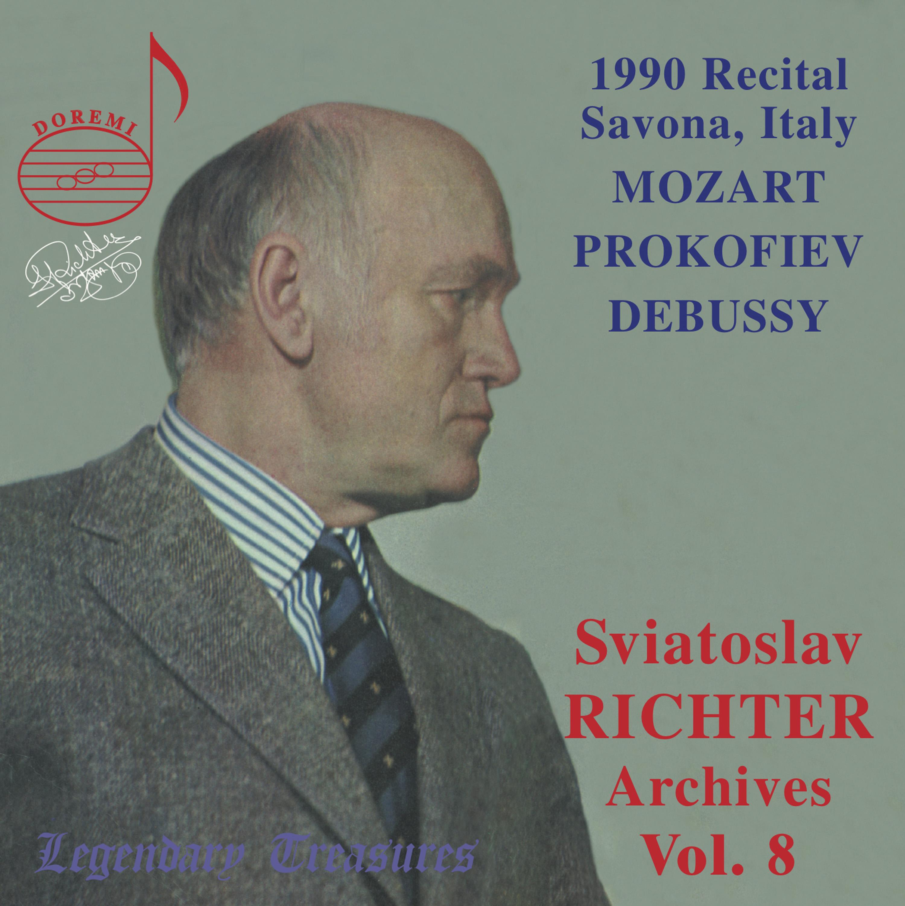 Richter Archives, Vol. 8: 1990 Savona, Italy Recital (Live)
