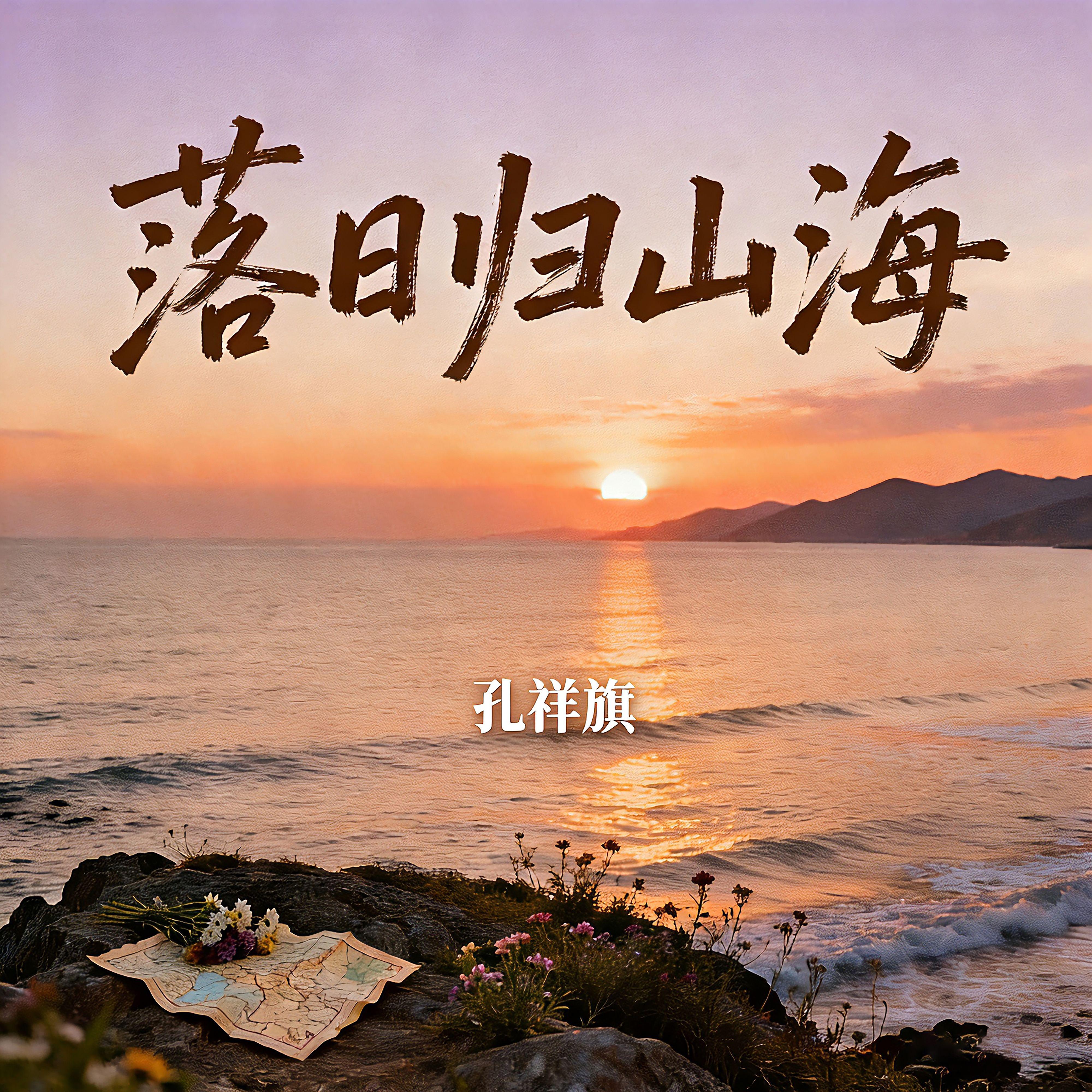 落日归山海