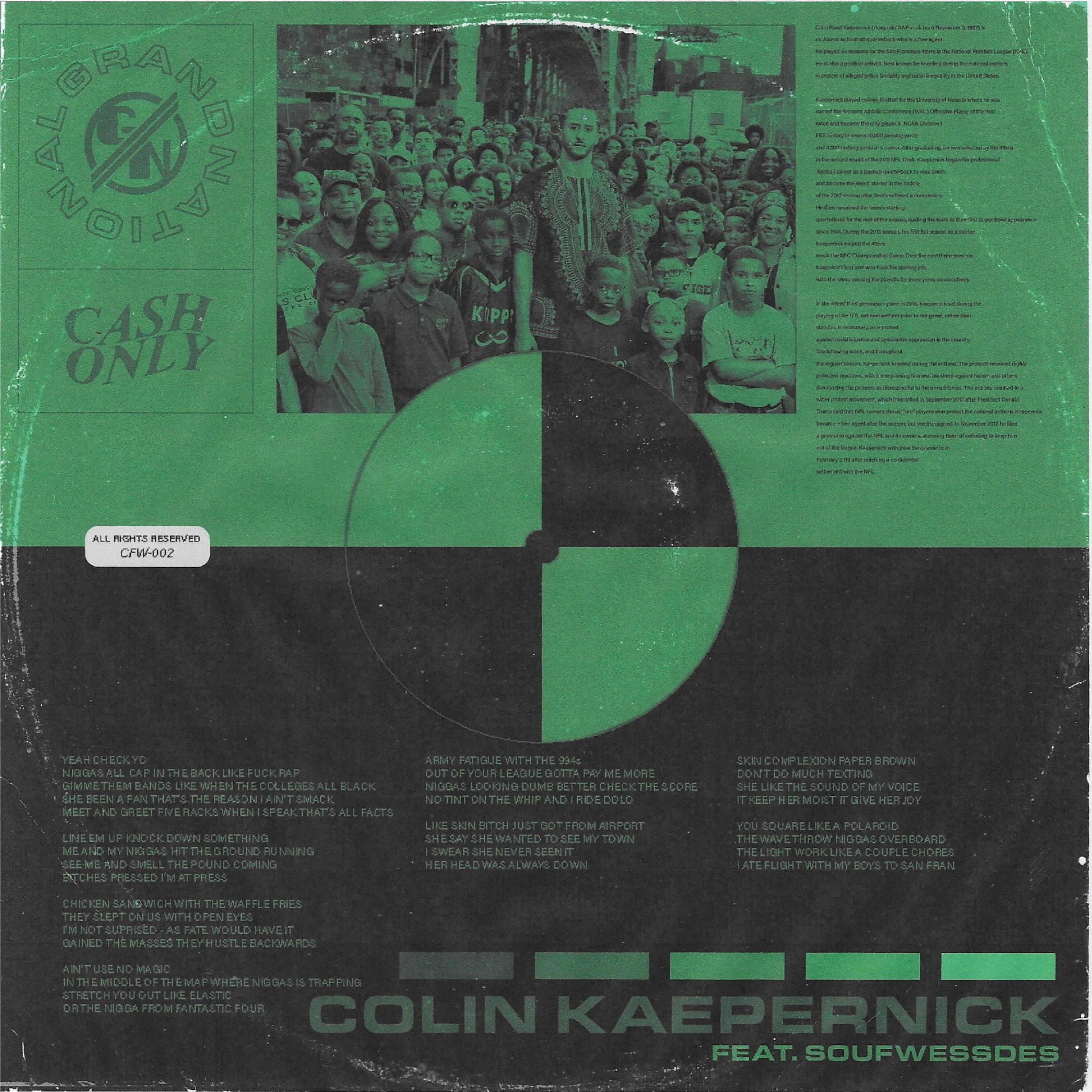 Colin Kaepernick (feat. SoufwessDes)